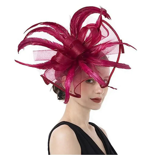 Women Hat - Formal Feather